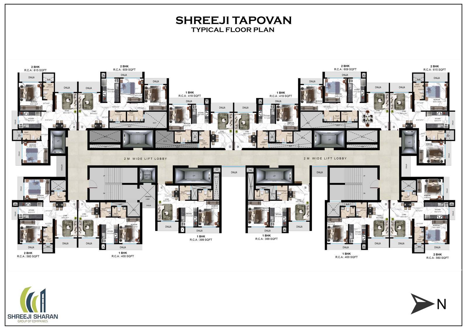 TYPICAL FLOOR PLAN